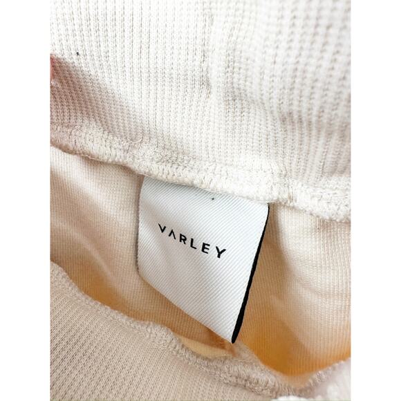 Varley Relaxed Cream Tapered Lounge Jogger Sweatpants Size Medium - Picture 4 of 4